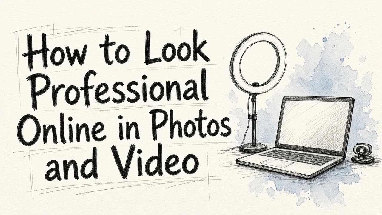 How to Look Professional Online in Photos and Video