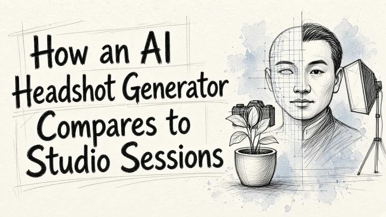 How an AI Headshot Generator Compares to Studio Sessions