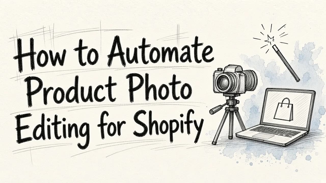 How to Automate Product Photo Editing for Shopify