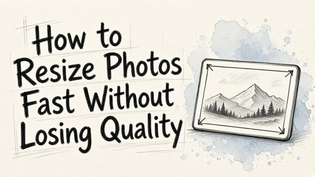 How to Resize Photos Fast Without Losing Quality