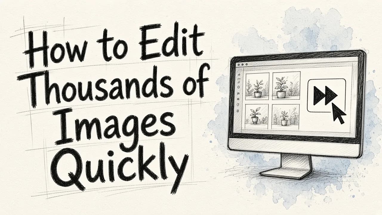 How to Edit Thousands of Images Quickly