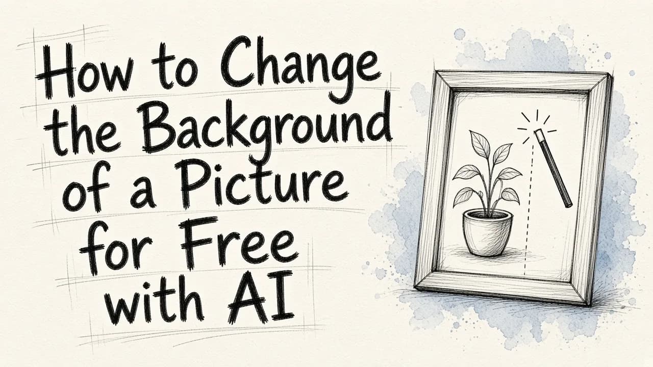How to Change the Background of a Picture for Free with AI