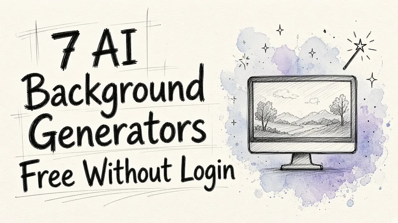7 AI Background Generators Free Without Login