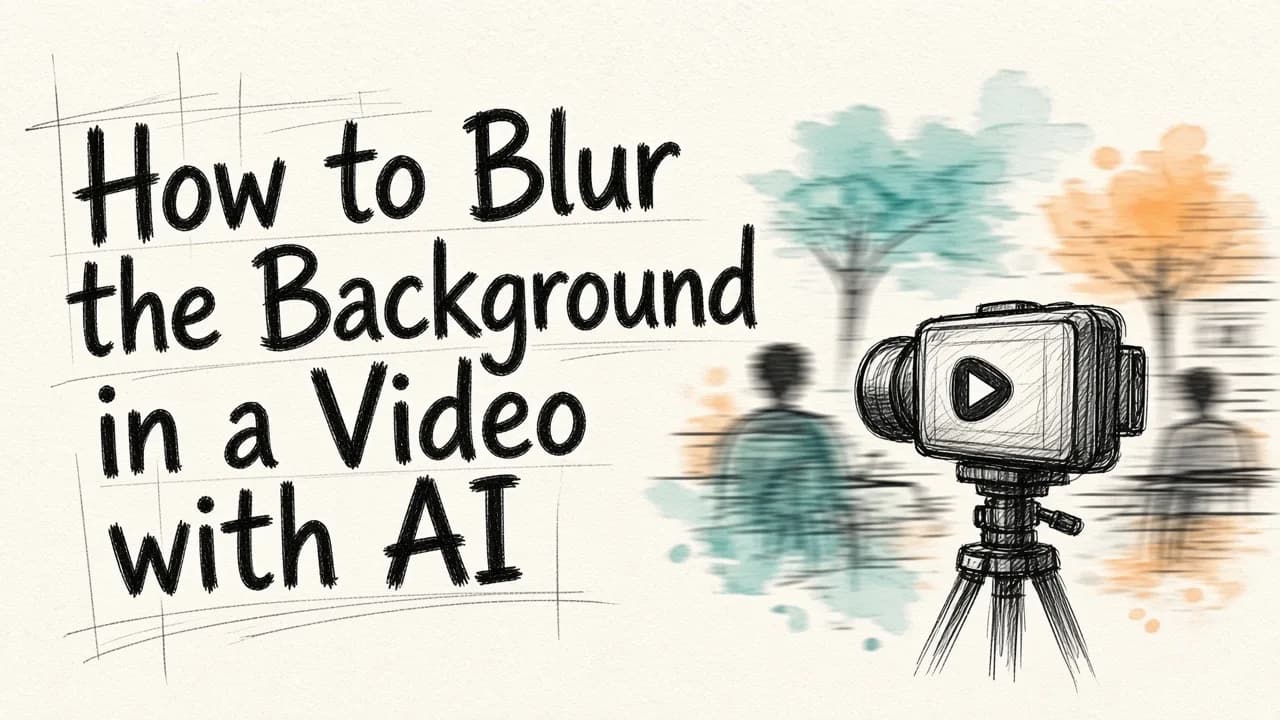 How to Blur the Background in a Video with AI